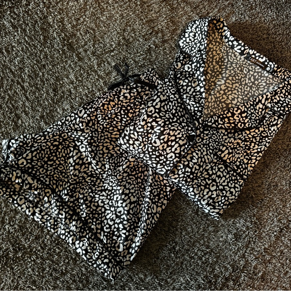 Leopard Print Pajama Set - TART Intimates - Large